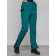 Semi -combinezone ski insulated female winter, size 50, green color