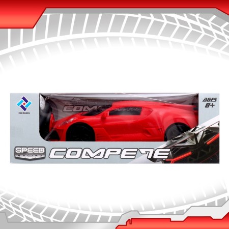 Radio controlled car "Sky", works on batteries, red color-7