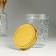Bank for candles glass with a lid "Romb" transparent 500 ml 8.5x8.5x12 cm