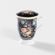 Ceramic mug with sieve 