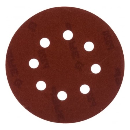 Circle of abrasive grinding bison 35562-125-320, perforated, P320, 125 mm, 5 pcs.-1