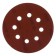 Circle of abrasive grinding bison 35562-125-320, perforated, P320, 125 mm, 5 pcs.