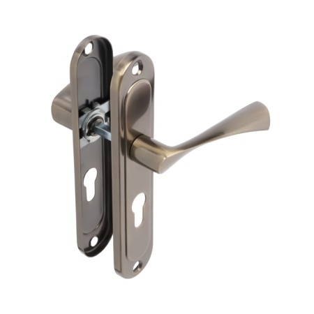 Lockland 001 strap handles, m/o 55 mm, bronze color-1