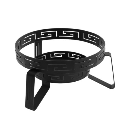 Steel set set with eco-fingering 49 cm + stand, metal 2 mm-3