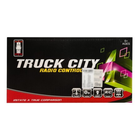 Radio -controlled “tractor” truck, works blue from batteries.-5