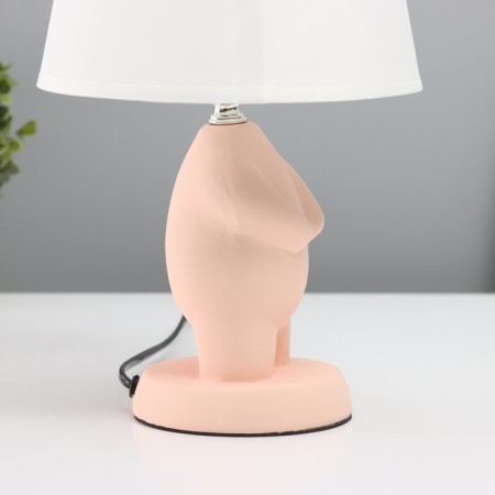 HELP LAM "Puzan" 1x40W E14 pink 19.5x19.5x34cm-4