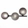 Sconces st. SL1184.401.03. Todo. 3x5 watts, G9, 4000K, 23x61 cm, black color