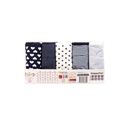 Women's underpants, size l , color mix, 5 pcs in UP.-2