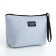 Cosmetic bag a single-flower, 25*7.5*14, lightning department, lining, blue