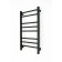 Electric towel Grois Nex GR-112, 400x800 mm, 8 crossbars, lower, black