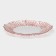 Glass of glass substitution “Shine”, D = 33 cm, edging pink gold