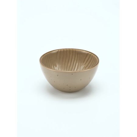 A deep ceramic Dolce Ceramo plate. "Sandy shore", 10 x 5 cm