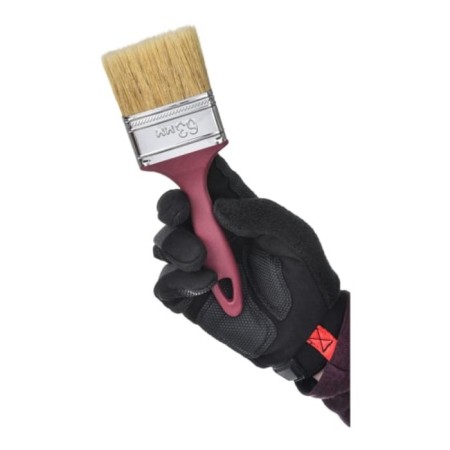 Brush flat bison 4-01011-063, natural bristles, plastic pen, 63mm-3