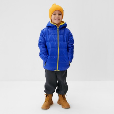 Children's jacket KAFTAN p. 32 (110-116 cm), blue-1