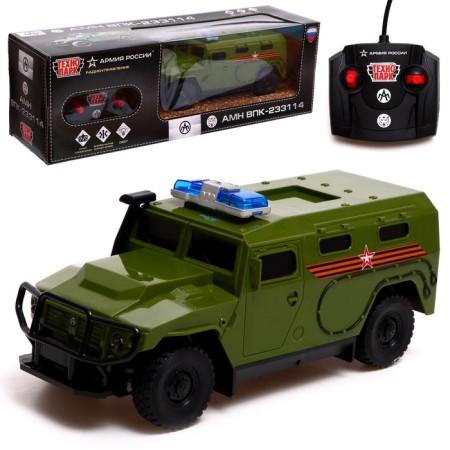 Radio-controlled machine "AMN VPK-233114. Army of Russia ", 21 cm, light, green color