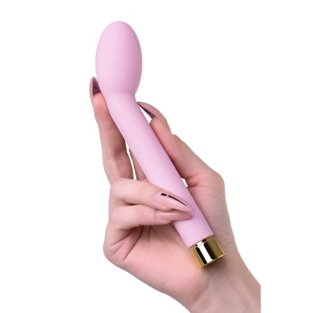 Unrealistic vibrator Love to Love for a G OMG point, silicone, pink color, 17 cm-10