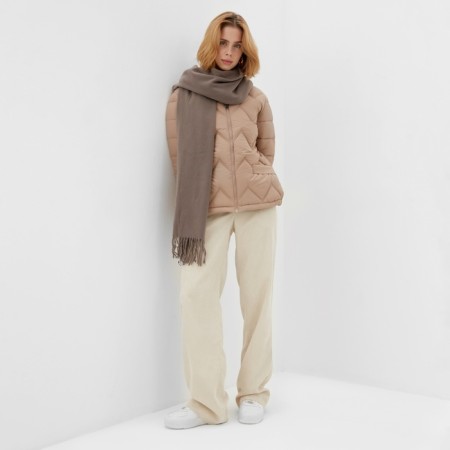 Women's jacket on lightning collorista color beige rr 46-2