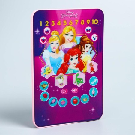 Tablet "Princesses", sound, batteries, Disney-1
