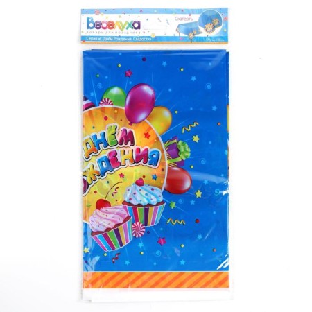 Great tablecloth "Happy Birthday", sweets-1