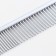Metal combing small, rare and frequent teeth, 19 x 3 cm