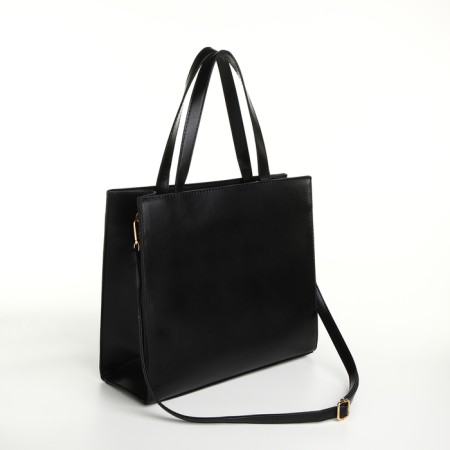Women's bag with lightning, black color-2