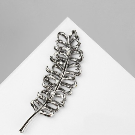 Brooch "Pen", colored in black silver-1