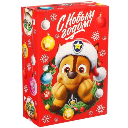 Gift box "New Year" 16x23x7.5 cm, puppy patrol-2