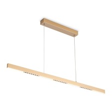 Светильник светодиодный подвесной Ambrella light, LineTech, FL5833, LED, 25 Вт, 2000Lum, 3000-6400К, цвет золото