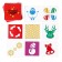 Board game of reaction and attention "Mad Snowman", 50 cards