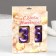 Candle in the cake jubilee "line" (set 2 in 1), number 35 /53, purple metallic, 6.5 cm