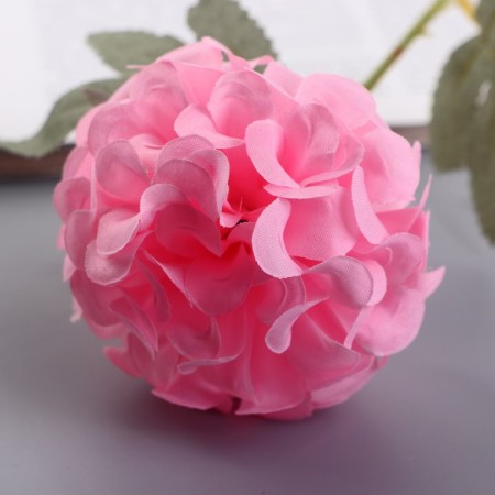 Artificial flowers "Galant hydrangea" D-7 cm 43 cm, pink-1