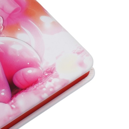 Notebook Gift Book 96l, line, colored cut, PVC Cat cover 3D (17.7x12.4cm)-5