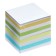 Block block for gluing records, 9 x 9 x 9, 3 colors: pastel 80g/m2, white 65g/m2, white 92%