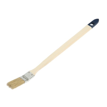 Radiator tundra, natural bristles, wooden handle, 1 ", 25 mm
