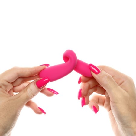 Vibrator for steam, with vibropuli, silicone, pink-8