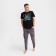 Pajama men's kaftan "not enough" R.52, black/gray