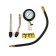 A compressometer for gasoline engines with a set of adapters in a case