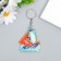 PVC keychain "Morge on the ship" Soft 6x5.1 cm