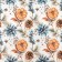 Packaging paper "New Year's orange", gloss, 80 g/m2, 70 x 100 cm