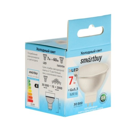 Smartbuy, GU5.3, 7 W, 4000 K, daylight light lamp.-6