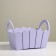Kashpo wooden 25 × 16 × 17 cm "Maria", side pens, MDF, lavender