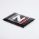 Passport cover, gray/tricolor color