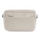 Bag women, genuine leather, white 19x6x12 cm