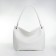 Load bag with a zipper, textura, large size, white color