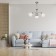 Suspension lamp 3x40W E27, size 56x56x56 cm