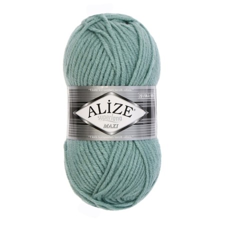 Yarn "Superlana Maxi" 75% acrylic, 25% wool 100m/100g (463 mint)-1