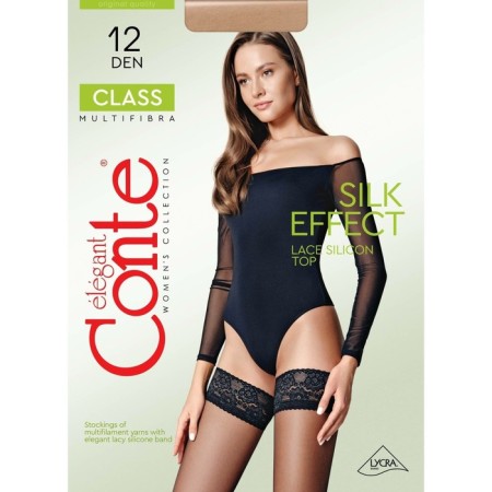 Stockings women's class, size 27-29, color Natural-4