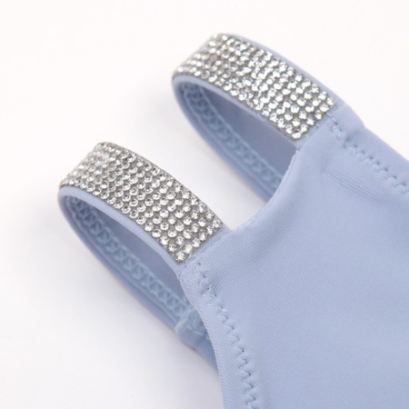 Separate Minaku swimsuit with rhinestones color Blue, size 48-7