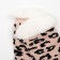 Women's socks with fur inside, pink color, rr 23-25 ​​(shoe rr 36-40)