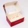 New Year. Box for 6 cupcakes with the window "Make desire", 25 x 17 x 10 cm, packaging